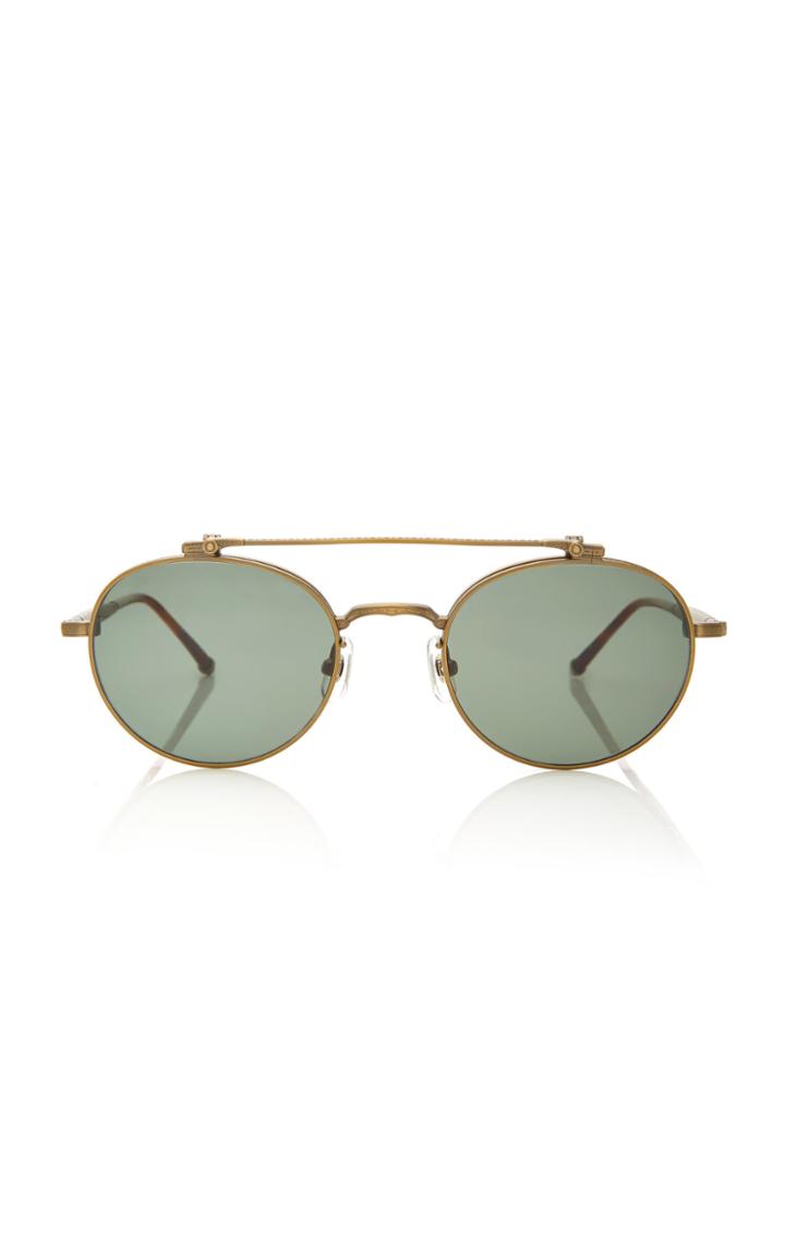 Matsuda Eyewear Gold-tone Metal Round-frame Sunglasses