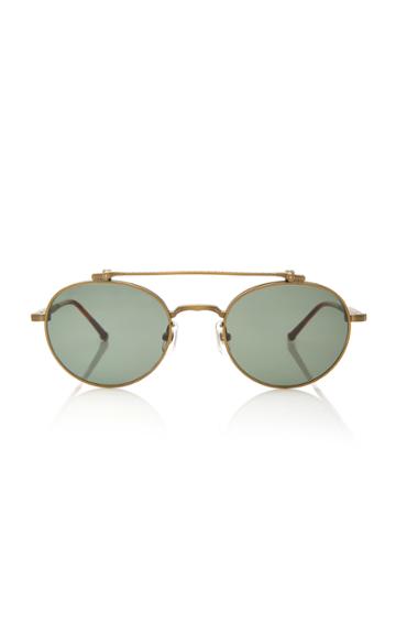 Matsuda Eyewear Gold-tone Metal Round-frame Sunglasses