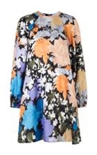 Moda Operandi Stine Goya Coco Floral Silk Drawstring Mini Dress