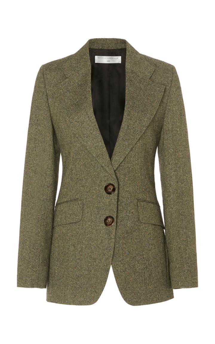 Victoria Beckham Jarvis Crepe Blazer