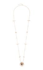 Jacquie Aiche 14k Rose Gold And Diamond Necklace