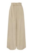 Moda Operandi Aje Consonance Linen-blend Wide-leg Pants