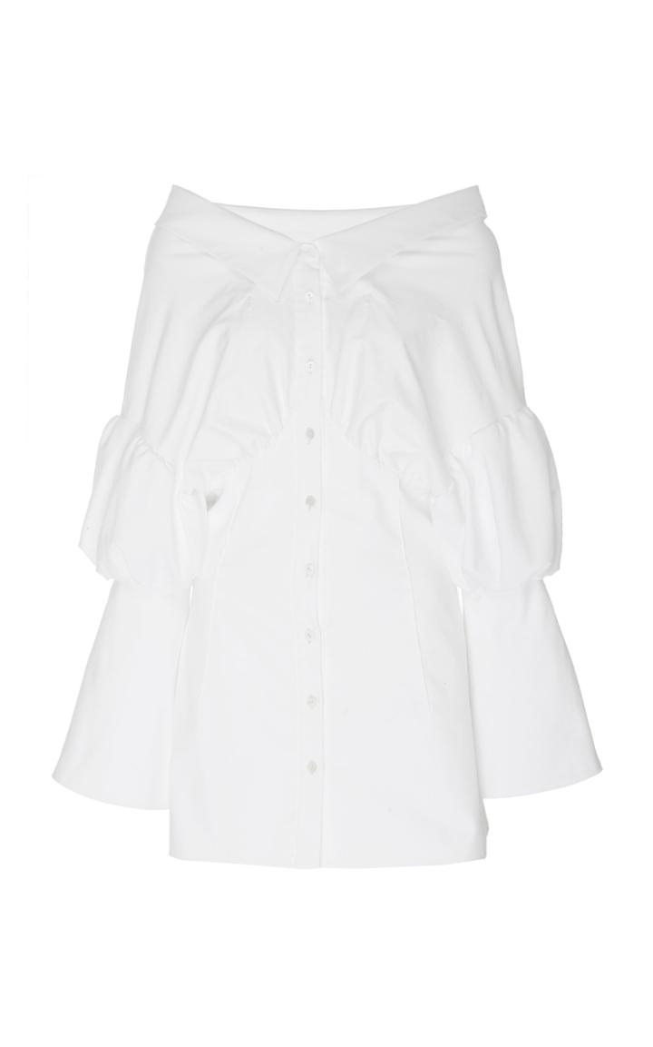 Jonathan Simkhai Open Shoulder Shirt