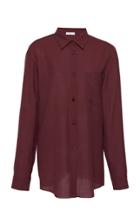Gabriela Hearst Reyes Button-down Wool And Cashmere Top