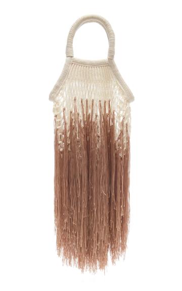 Petit Kouraj Mini Ombre Fringed Cotton Bag