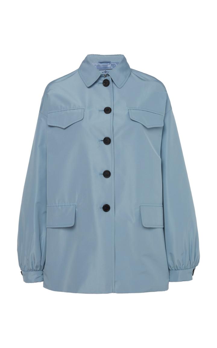 Prada Hooded Silk Jacket