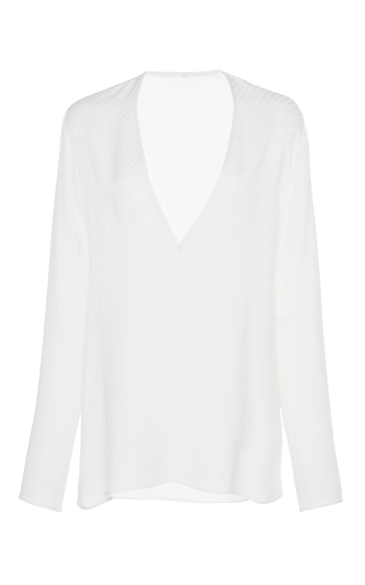 Martin Grant Long Sleeve V-neck Shirt