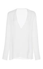 Martin Grant Long Sleeve V-neck Shirt