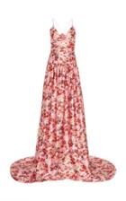 Moda Operandi Markarian Angelica Floral Satin Gown Size: 0