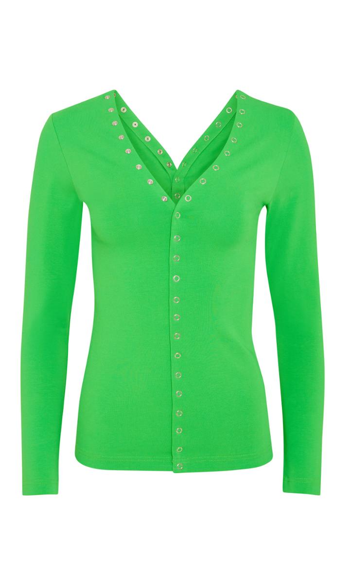 Moda Operandi Molly Goddard Lenore V-neck Cotton-blend Cardigan