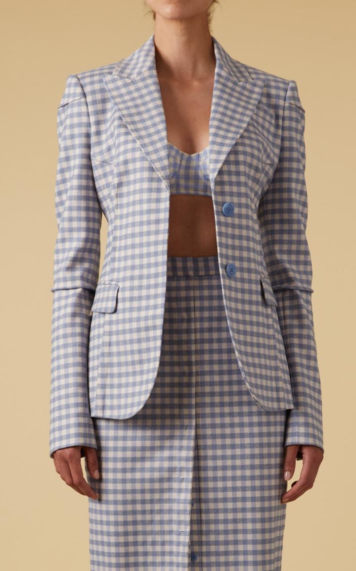 Moda Operandi Altuzarra Beatrix Wool-blend Gingham Jacket