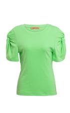 Maggie Marilyn Knot On Organic Cotton Gathered T-shirt