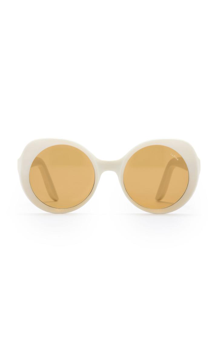 Moda Operandi Lapima Carlota Round-frame Acetate Sunglasses