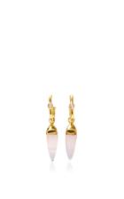 Theodora Warre Gold-plated Rose Quartz And Topaz Earrings