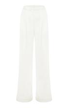 Bianca Spender Wide Cuff Pleated Pant