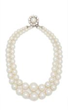 Moda Operandi Alessandra Rich Large Layered Pearl Necklace