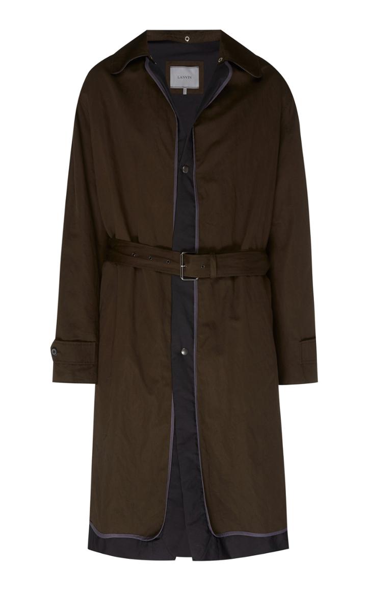 Lanvin Snap Button Trench