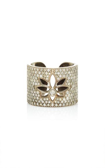 Sheryl Lowe Lotus Cuff Ring