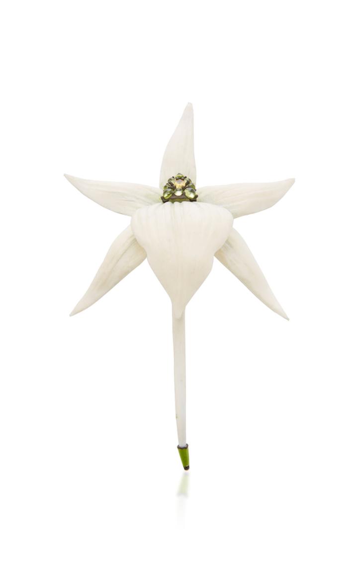 Luz Camino Christmas Orchid Brooch