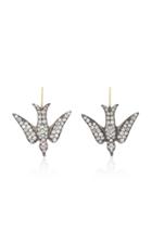 Sylva & Cie Diamond Swallow Earrings