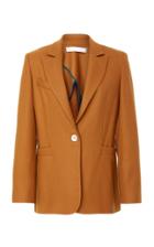Christine Alcalay Wool Peak Lapel Blazer