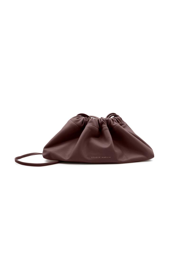 Moda Operandi Studio Amelia Mini Leather Drawstring Clutch