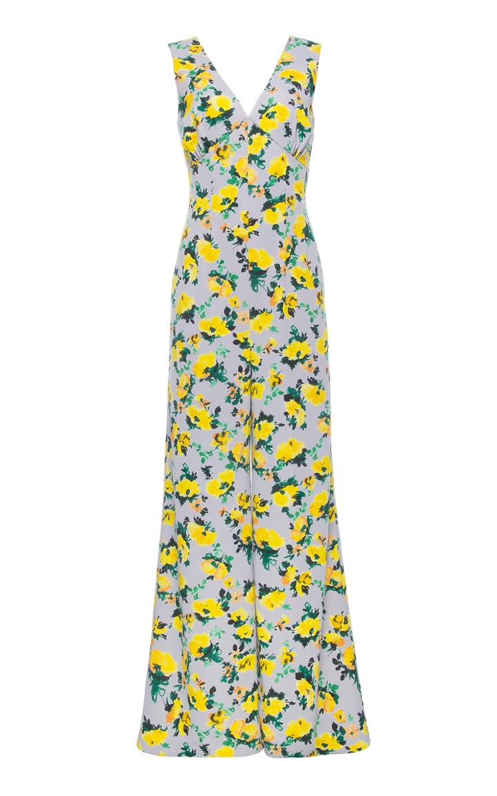 Dalood V-neck Floral Jumpsuit
