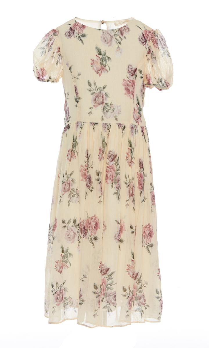 Loveshackfancy Holly Silk Dress