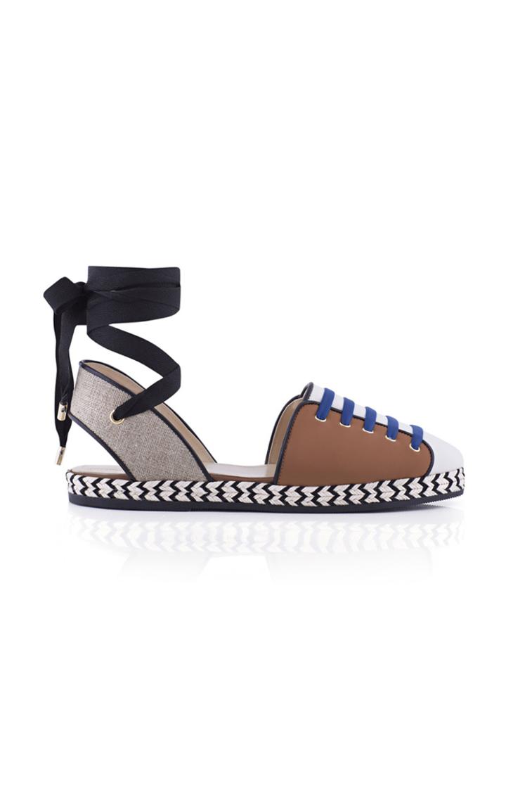 Di Gaa Honfleur Wraparound Flat Espadrille