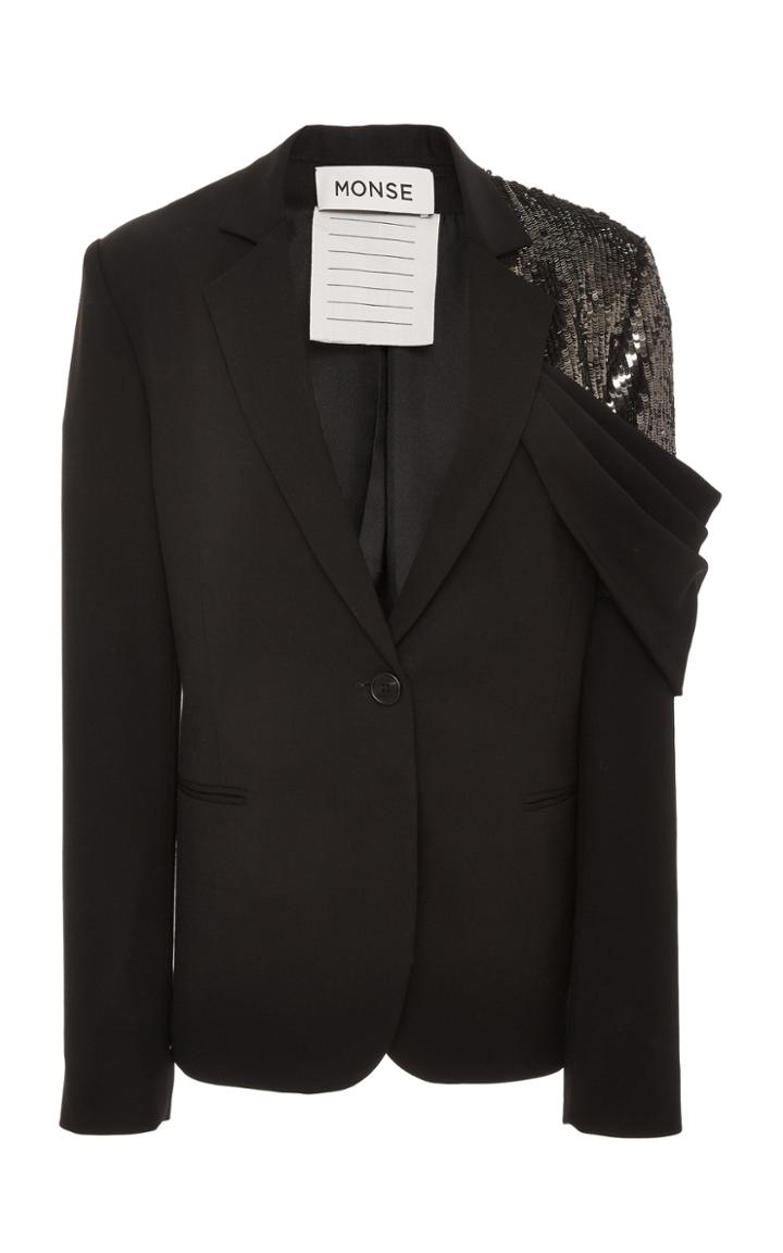 Monse Sequin Shoulder Jacket