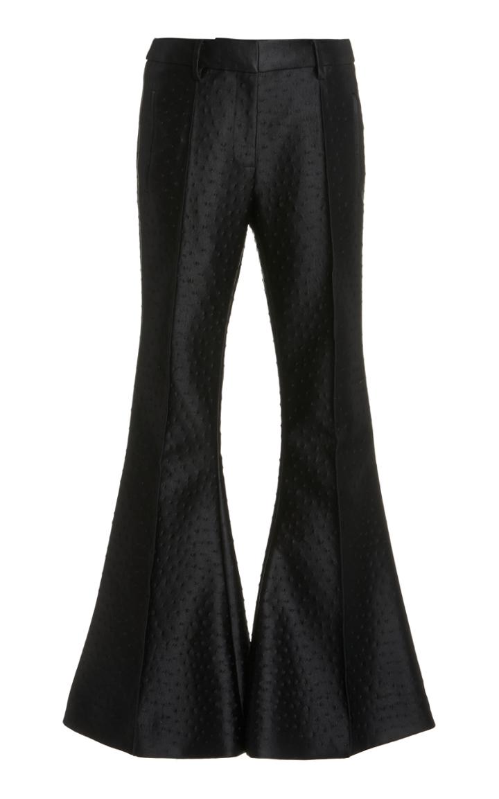 Moda Operandi Khaite Charles Flared Cloque Pants