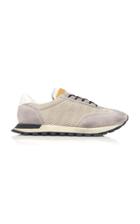 Maison Margiela Dirty Treatment Mesh And Suede Sneakers