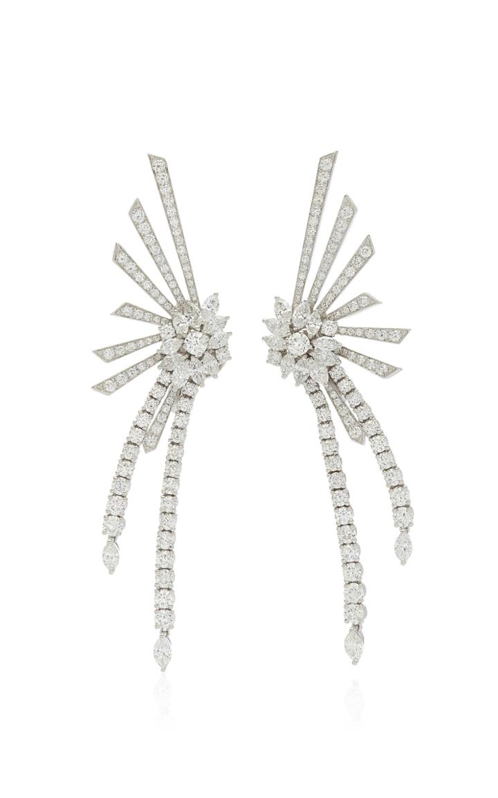 Moda Operandi Yeprem 18k White Gold Y-namic Earrings