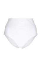 Moda Operandi Ephemera Lycra Optical White High Waisted Bikini Bottom Size: 36
