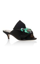 N 21 N&deg;21 Knotted Flower Embellished Kitten Heel