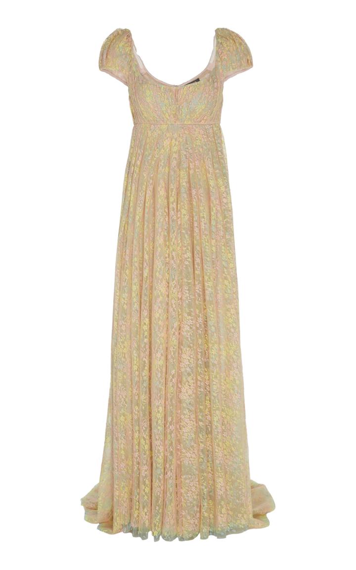 Zac Posen Triple Lace Gown