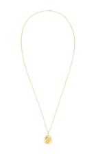 Monica Rich Kosann 18k Yellow Gold Round Burst Locket