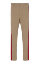 Lanvin Striped Wool-crepe Pants