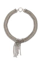 Isabel Marant Silver-plated Swarovski Crystal Necklace