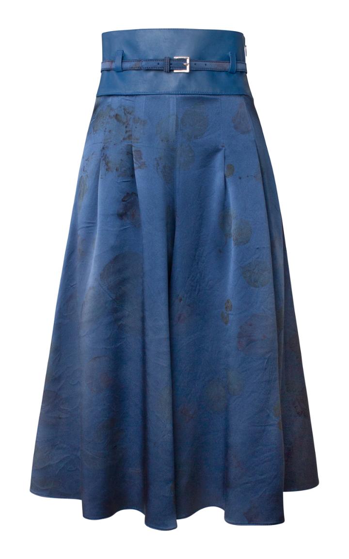 Moda Operandi Alejandra Alonso Rojas High-rise Leather-silk Culottes