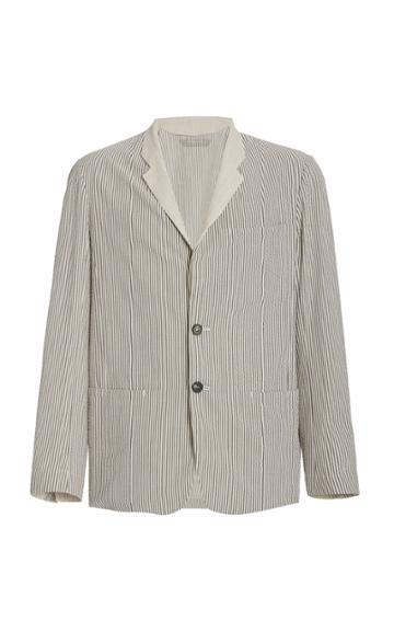 Sease Relaxed Seersucker Blazer
