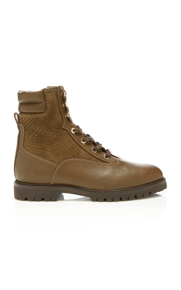 Aquazzura Runway Quilted Leather Ankle Boots