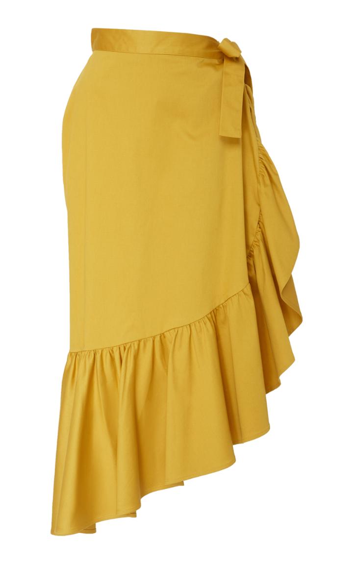Cynthia Rowley Wallflower Ruffle Tie Skirt