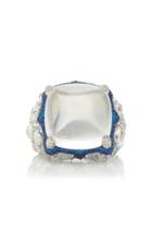 Arunashi One-of-a-kind Blue Moonstone Sugarloaf Ring