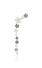 Colette Jewelry Jasmine 18k Black And White Gold And Diamond Single Drop Earring
