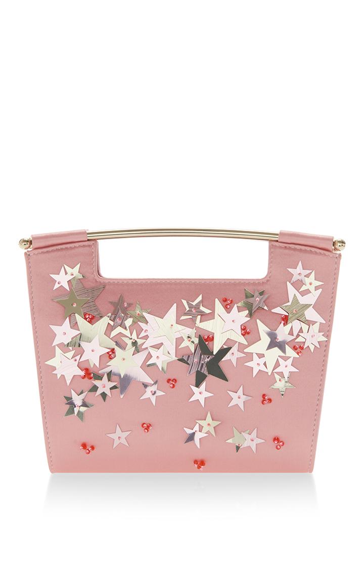 Delpozo Star Embellished Mini Gret Clutch