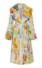 Rosie Assoulin Patterned Cotton-poplin Trench Coat