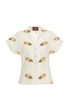 Lena Hoschek Mojito Printed Cotton-poplin Blouse