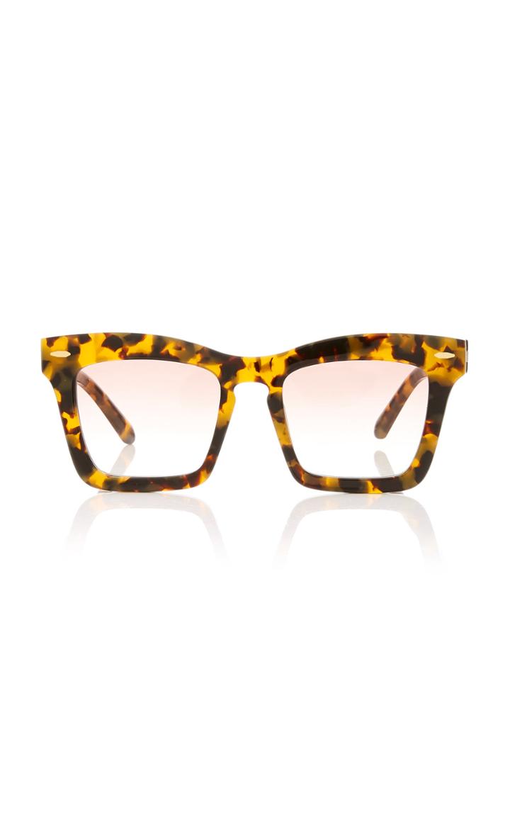Karen Walker Banks Square Acetate Sunglasses