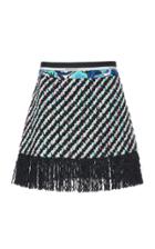 Emilio Pucci Tweed Mini Skirt